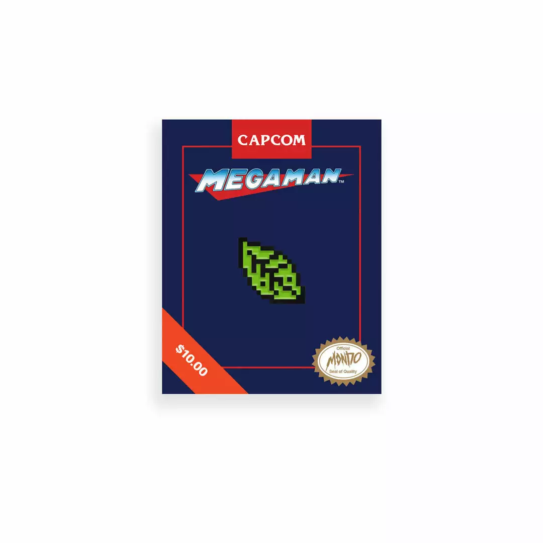 Mondo Mega Man Leaf Shield 3-Pin Set Mondo Mega Man Leaf Shield 3-Pin Set