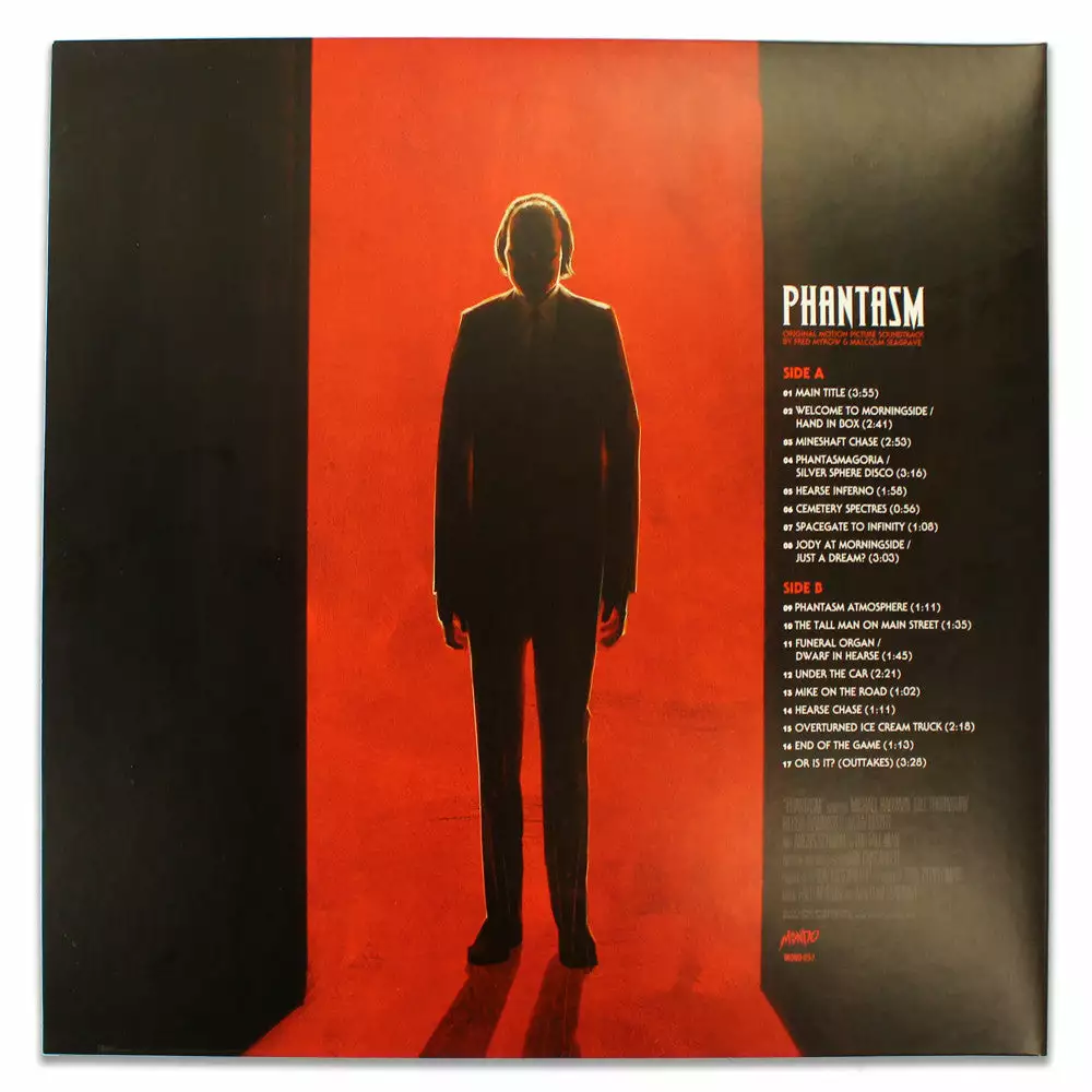 Fred Myrow & Malcolm Seagrave Phantasm - Original Motion Picture Soundtrack LP Music Fred Myrow & Malcolm Seagrave Phantasm - Original Motion Picture Soundtrack LP Music