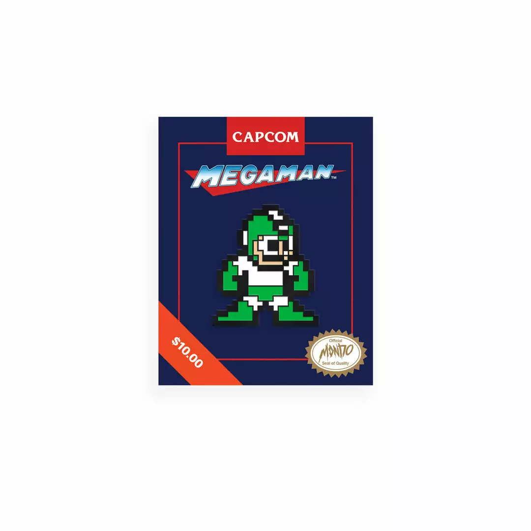 Mondo Mega Man Leaf Suit Enamel Pin Mondo Mega Man Leaf Suit Enamel Pin