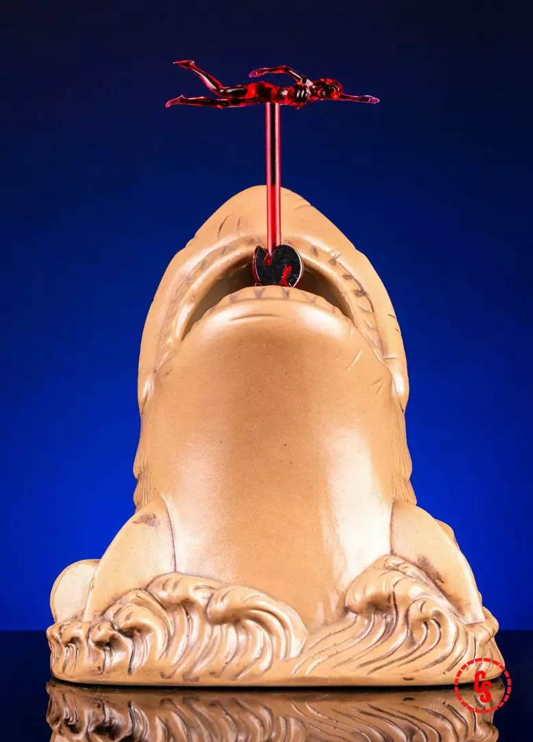 Mondo Jaws – Bruce The Shark Tiki Mug (Don't Go In The Water Variant) Tikis Mondo Jaws – Bruce The Shark Tiki Mug (Don't Go In The Water Variant) Tikis