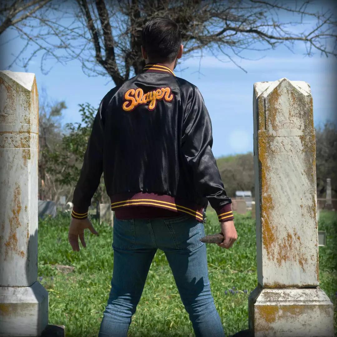 Tuesday Bassen Buffy The Vampire Slayer Satin Jacket Tuesday Bassen Buffy The Vampire Slayer Satin Jacket