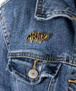 Mondo Thrasher Gold Enamel Pin Enamel Pins